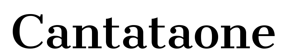 Cantata One Regular Font Download Free